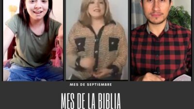 Jóvenes celebran el día de la Biblia