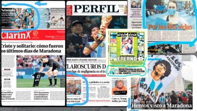 #LamayoríaCeleste fue tapa en varios diarios de Argentina