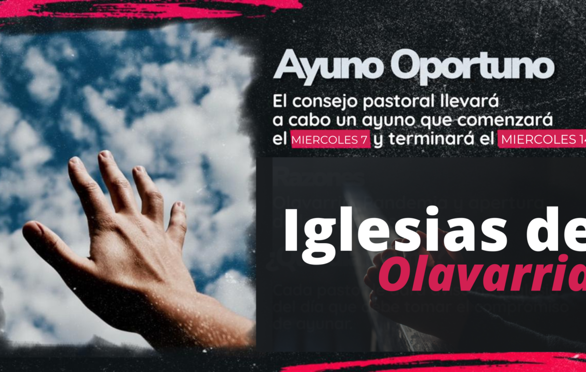 Cronograma de Ayuno y Oración de las Iglesias de Olavarría