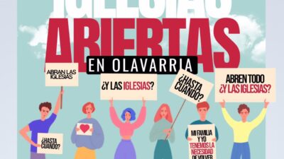 Olavarria: Fuerte reclamo de las Iglesias Evangélicas en las redes