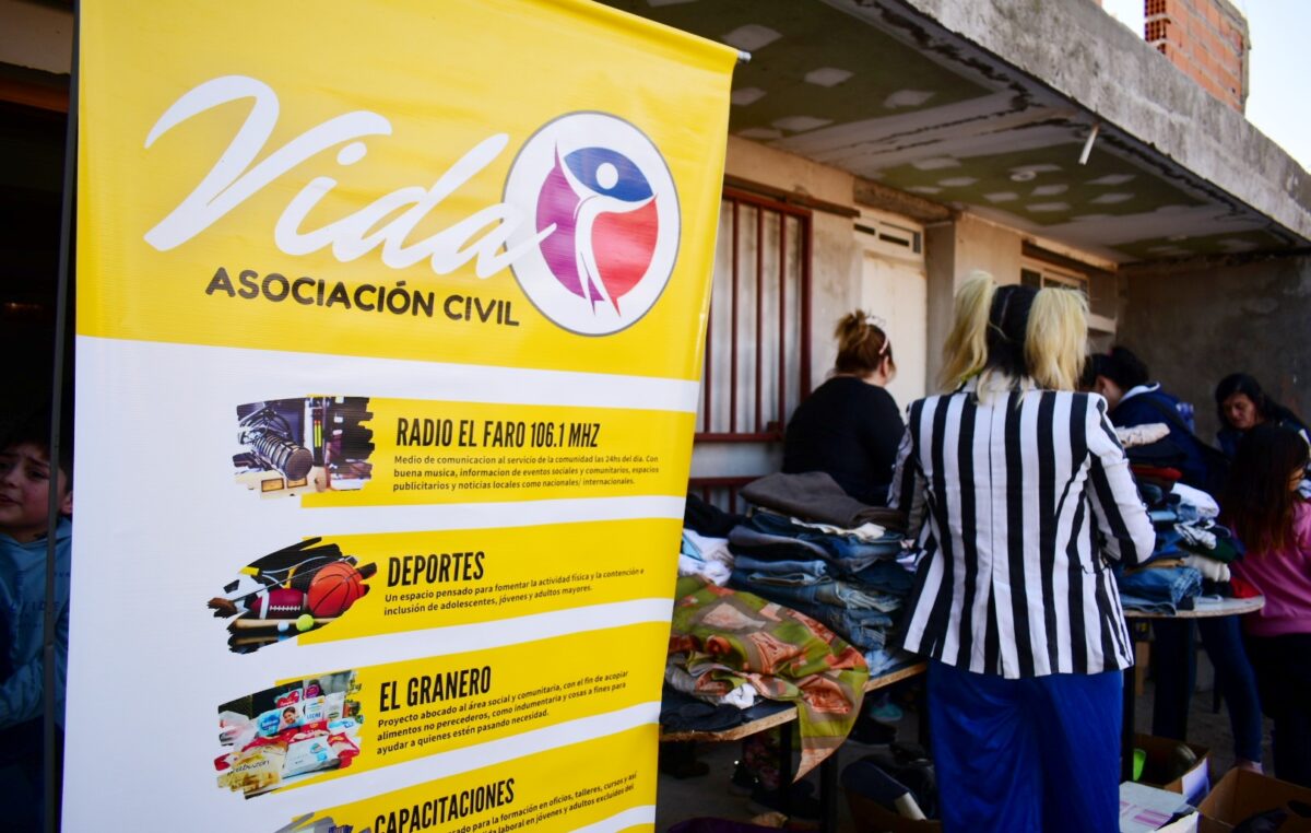 Con una importante asistencia la entidad de bien publico «Vida» celebró el día del niño.