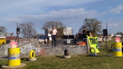 «Juntos somos la voz» en el parque Eva Perón