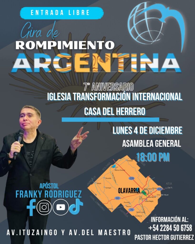  Iglesia Transformación Internacional "La Casa del Herrero"