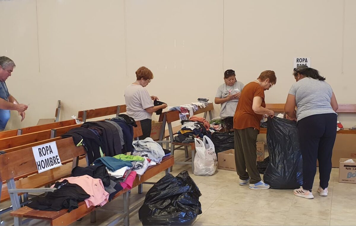 La Iglesia Cuadrangular de Bahía Blanca asiste a los damnificados